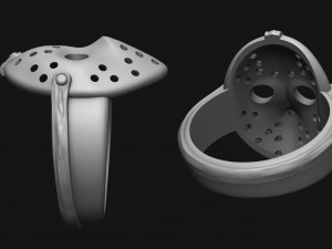 jason mask ring 3D 프린트 모델