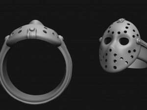jason mask ring 3D 프린트 모델