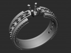 women diamond ring 3D Print Model