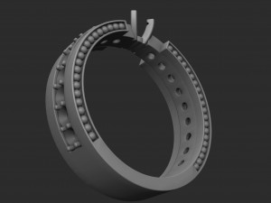 women diamond ring 3D Print Model