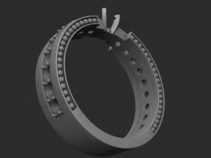 women diamond ring 3D Print Model