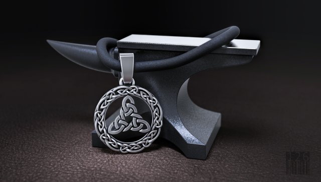 pendant brigit knot 3D Принт Модель .c4d .max .obj .3ds .fbx .stl .blend 