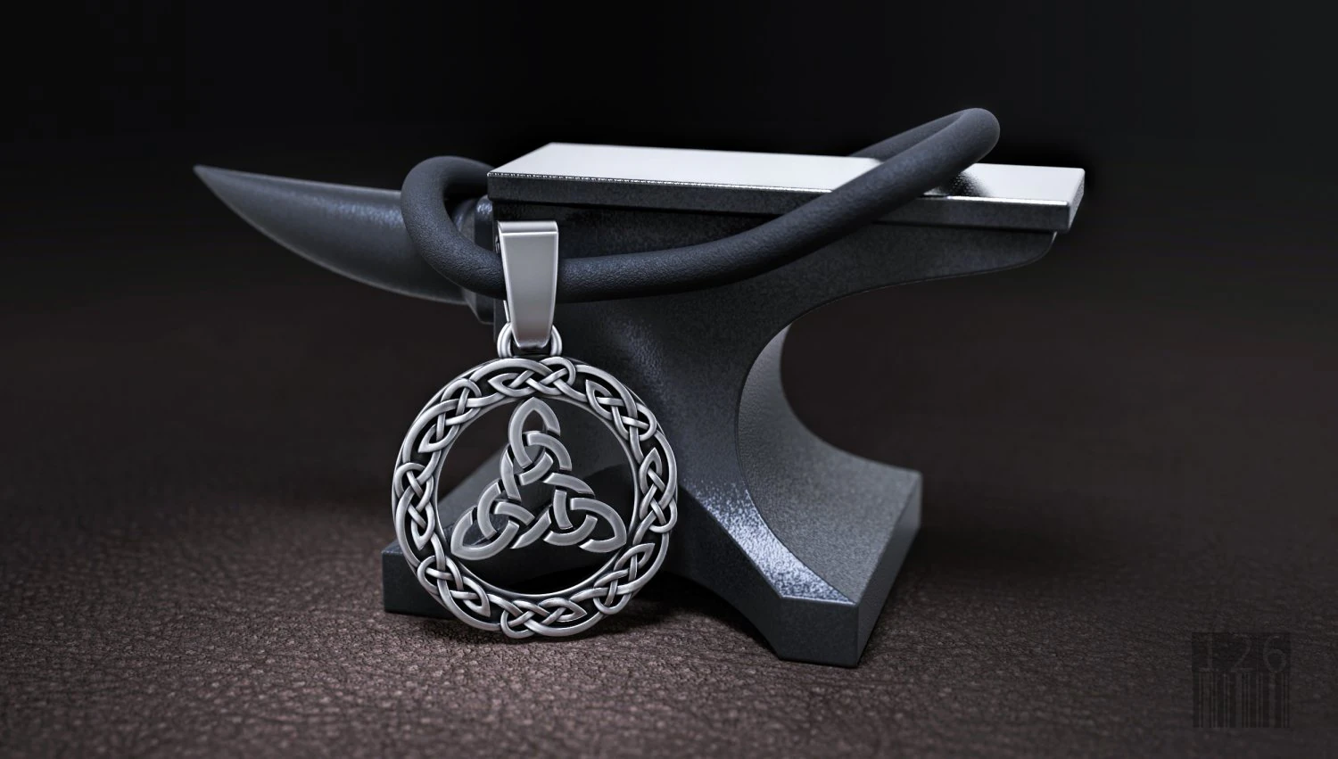 pendant brigit knot 3D Print Model .c4d .max .obj .3ds .fbx .stl .blend 