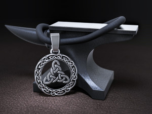 pendant brigit knot 3Dプリントモデル