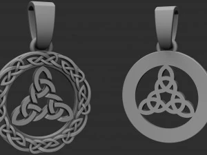 pendant brigit knot 3D Print Model