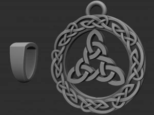 pendant brigit knot 3D Print Model