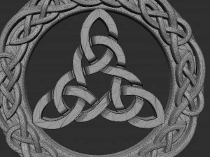 pendant brigit knot 3D Print Model