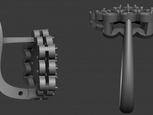 set of ring and earrings 3D-Druckmodell
