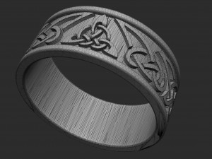 trefoil wedding rings for printing Modelo de impresión 3D