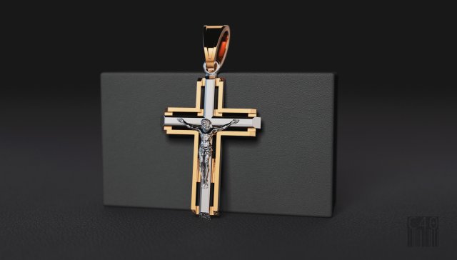 cross l for printing and cnc 3D 프린트 모델 .c4d .max .obj .3ds .fbx .stl .blend 