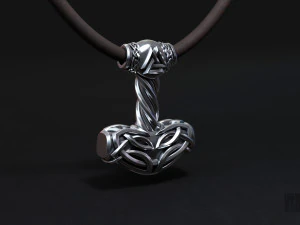 wisiorek z młotkiem Thor Model do druku 3D