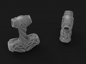 hammer pendant thor Model do druku 3D