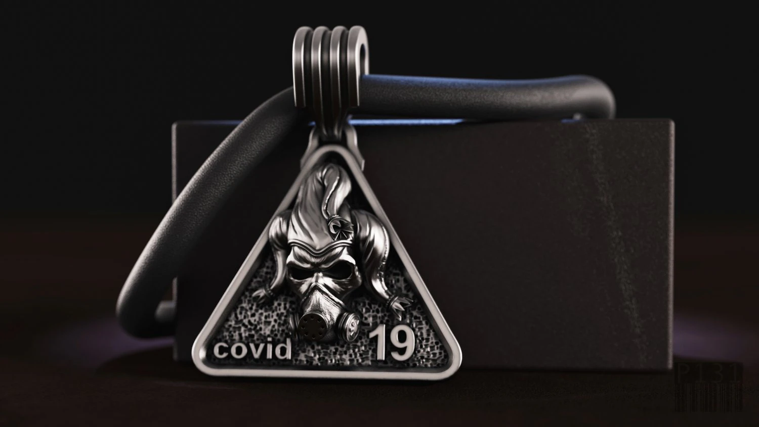 pendant virus l for printing and cnc 3D Print Model .c4d .max .obj .3ds .fbx .stl .blend 