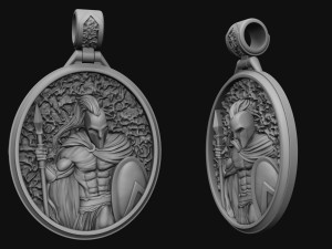 pendant spartan l 3D 프린트 모델