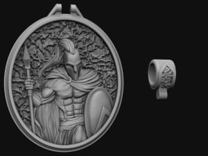 pendant spartan l 3D 프린트 모델