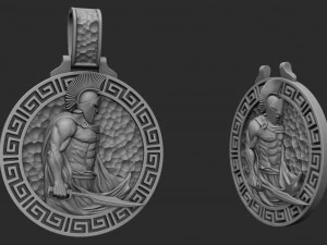 pendant warrior 3D Print Model