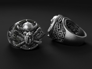 ring warrior viking 3D Print Model