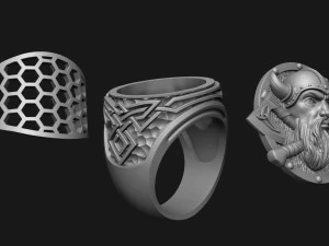 ring warrior viking 3D Print Model