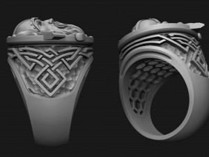 ring warrior viking Modèles 3D en vedette