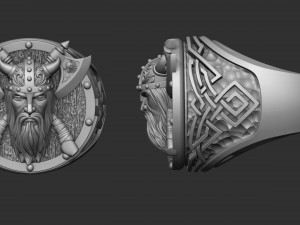 ring warrior viking 3D प्रिंट मॉडल