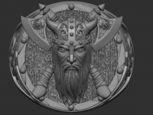 ring warrior viking 3D प्रिंट मॉडल