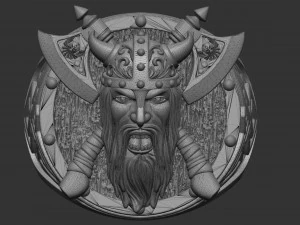 ring viking warrior 3D Print Model