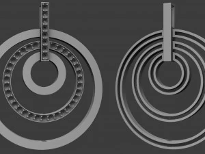 pendant swing rings 3D Print Model