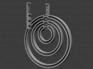 pendant swing rings 3D Print Model