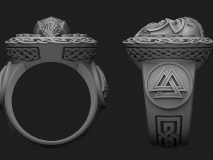 ring god odin Modelo de Impressão 3D