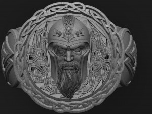 ring god odin Modelo de Impressão 3D