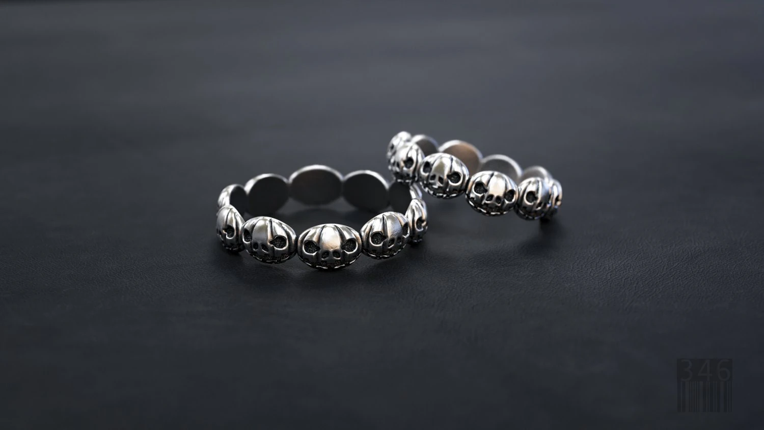 halloween wedding rings 3D Print Model .c4d .max .obj .3ds .fbx .stl .blend 