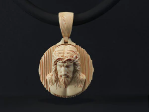 印刷とCNC用のイエスペンダント 3Dプリントモデル