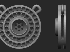 pendant with stones 3D Print Model