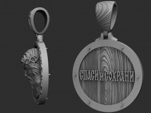 jesus pendant for printing and cnc 3D Print Model