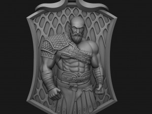 pendant kratos god of war 3D प्रिंट मॉडल