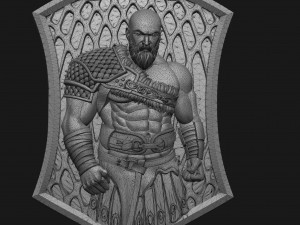 pendant kratos god of war 3D प्रिंट मॉडल