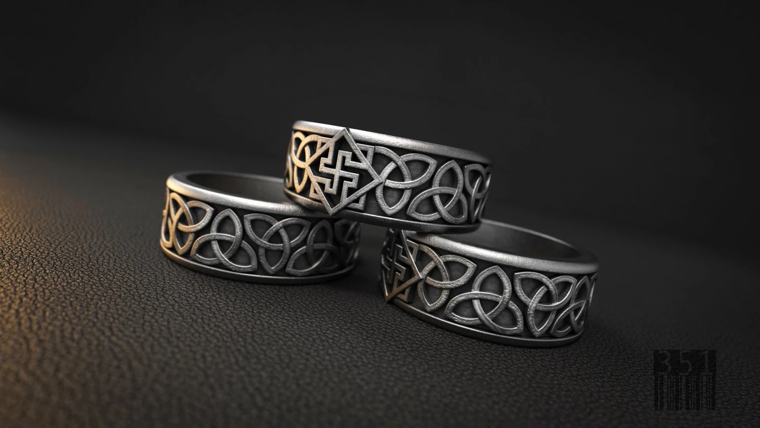 valkyrie ring 3D Print Model .c4d .max .obj .3ds .fbx .stl .blend 