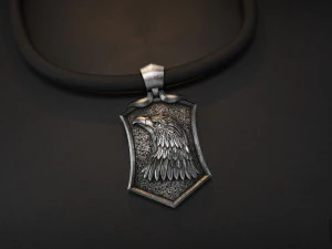 eagle pendant 3D Print Model
