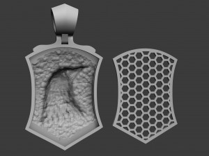 eagle pendant Model Cetak 3D