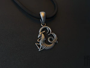 colgante del zodiaco capricornio Modelo de impresión 3D