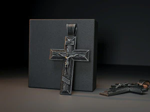 christian cross 3D Print Model