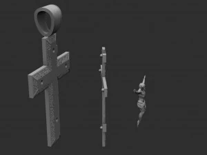 christian cross 3D Print Model