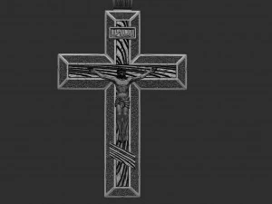 christian cross 3D Print Model