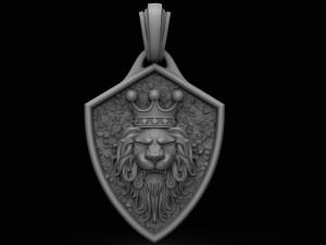 lion king of beasts pendant 3D Принт Модель