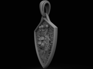 lion king of beasts pendant 3D Принт Модель