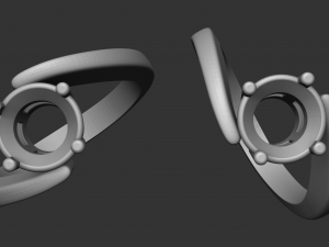 women diamond ring 3D Принт Модель