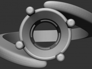 women diamond ring 3D Принт Модель