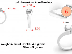 women diamond ring 3D Print Model