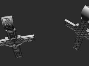 christian cross l 3D 프린트 모델