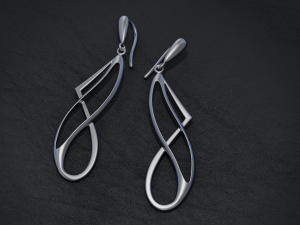 hanging earrings 3D Print Model